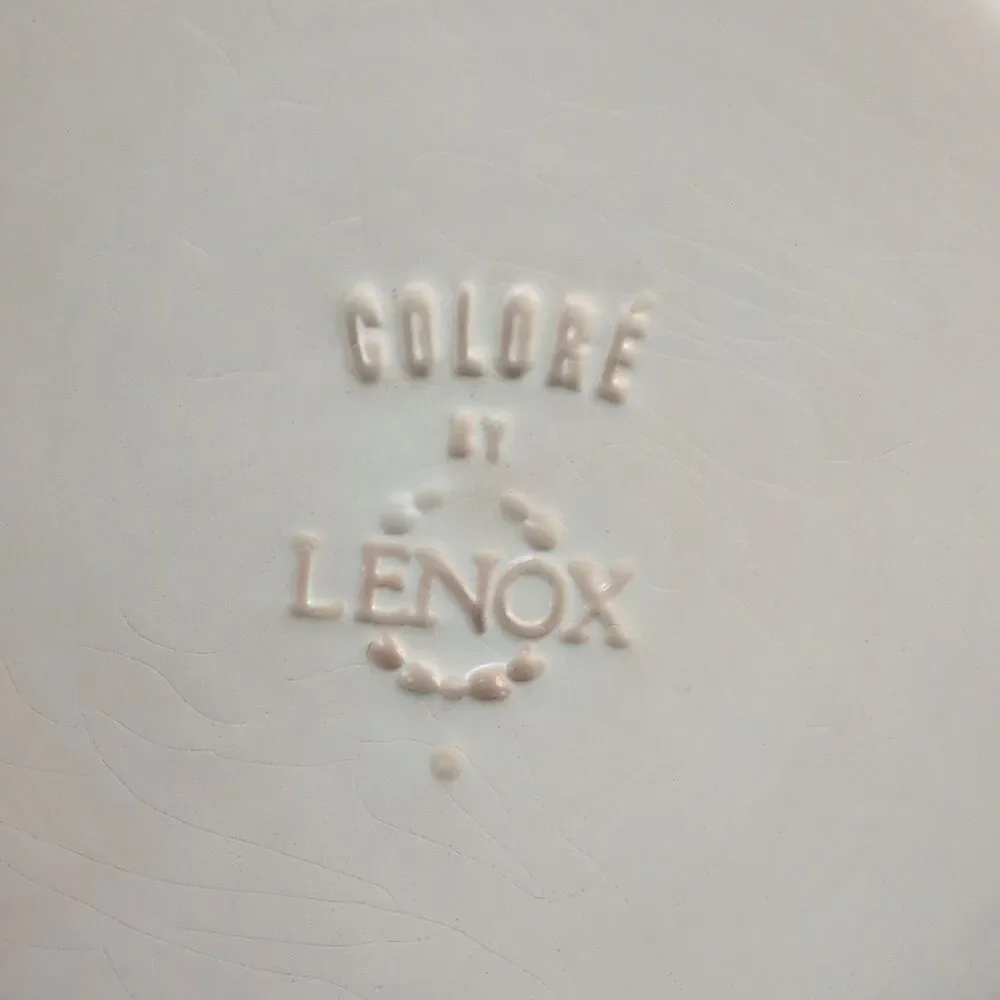 Lenox Dinner Plate Green Colore Verde VERDE 9” Italy